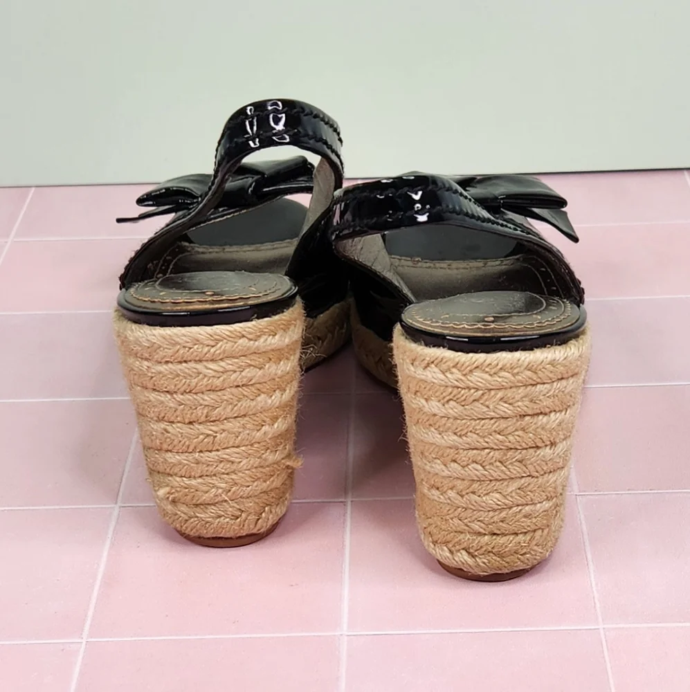 Brooks Brothers Patent Leather Espadrille